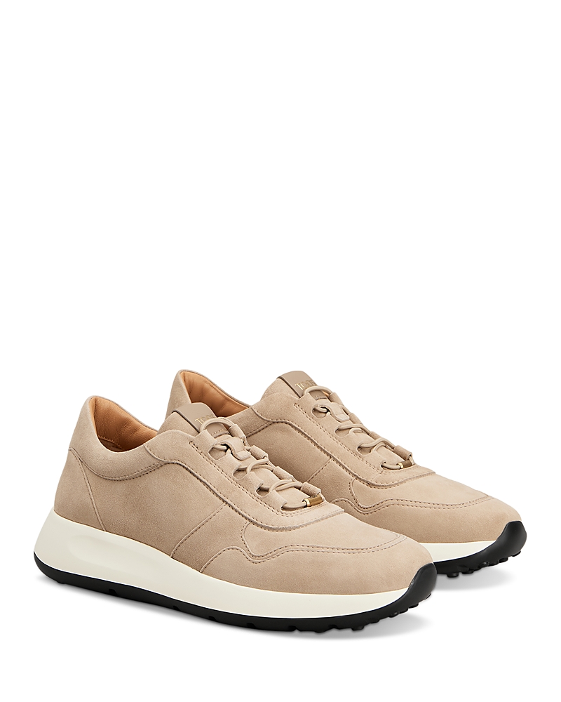 Tod's Women's Red Dot Suede Sneakers