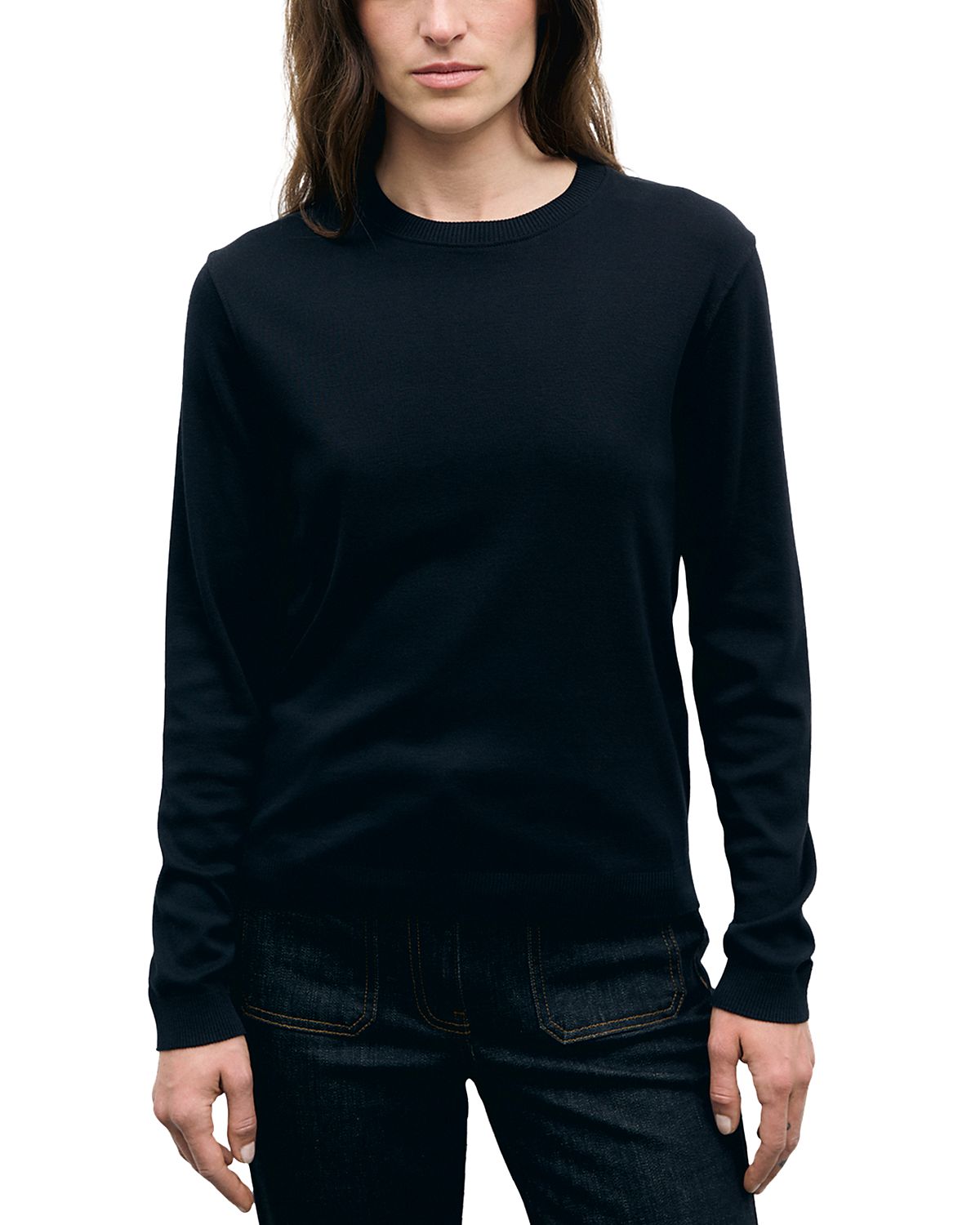 Gerard Darel Bara Cotton Long Sleeve T Shirt