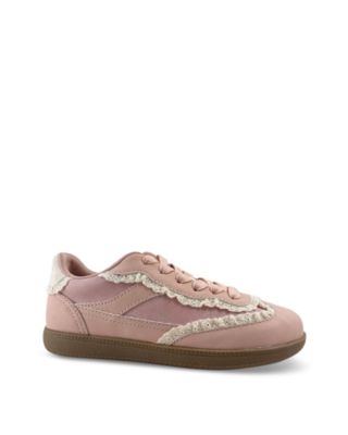 Girls' Tenny Kallen Lace Trim Sneakers – Toddler