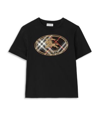 Boys' Check Knight Stamp Cotton Tee - Little Kid, Big Kid