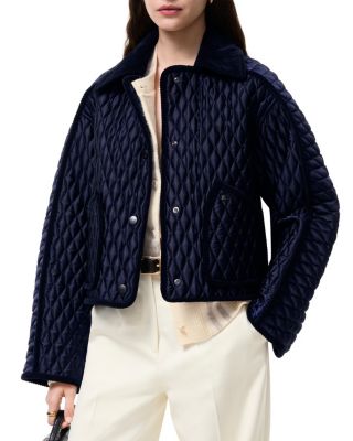 Cropped Quilted Nylon Floriston Jacket