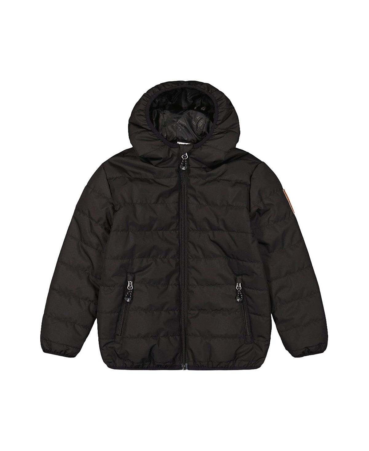 Deux par Deux Unisex Insulating Quilted Mid-Season Hooded Zip Jacket - Little Kid, Big Kid