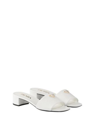 Prada Women's Saffiano Patent Leather Sandals