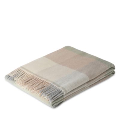 Dalis Plaid Merino Wool & Cashmere Throw