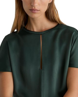 Alice Satin Cape Mini Dress - thumbnail 5