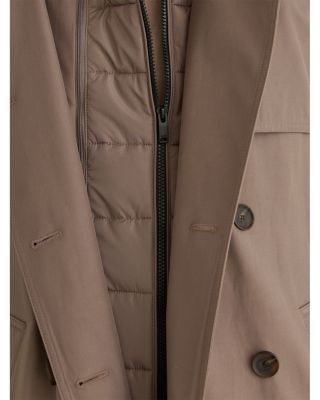Azura Hooded Double Breasted Trench Coat - thumbnail 6