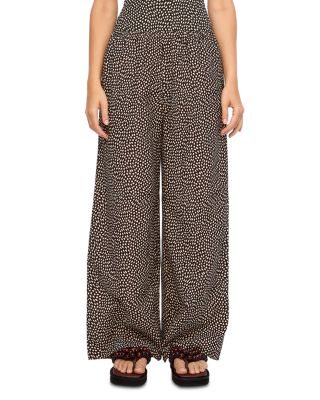 Cotton-Blend Pants Swim Cover-Up 