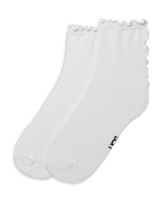 Karsyn Lettuce Edge Quarter Socks