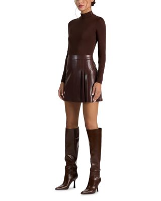 Chara Long Sleeve Mock Neck Mini Dress - thumbnail 5