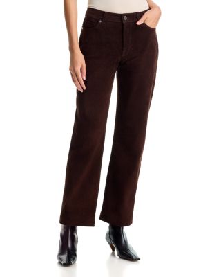 Stanton Leather Straight Leg Pants