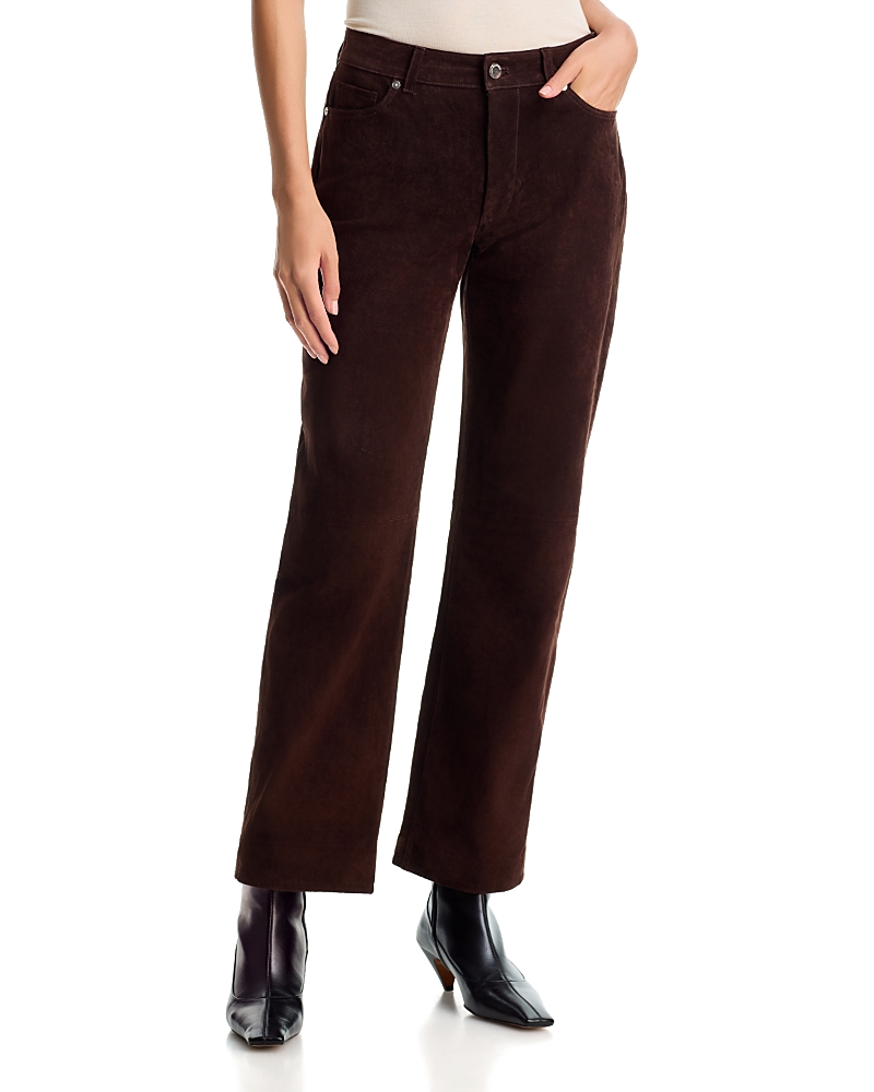 Blanknyc Stanton Leather Straight Leg Pants