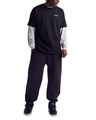 Relaxed Fit Cotton Drawstring Sweatpants