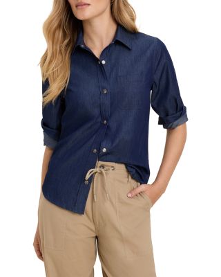 Drapey Denim Shirt