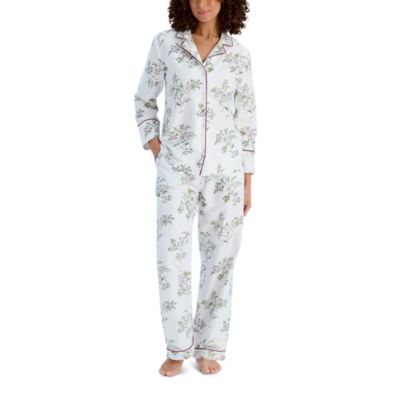 Christy Fig Leaves Cotton Sateen Pajama Set