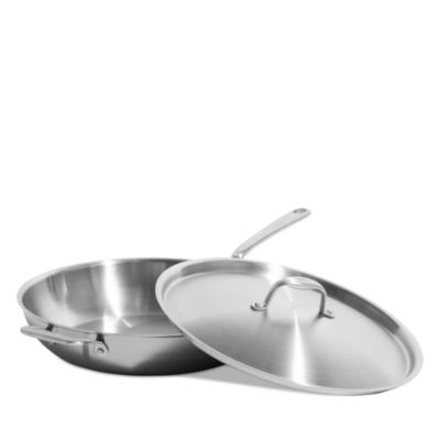 6 Qt. Stainless Clad Weeknight Pan with Lid 