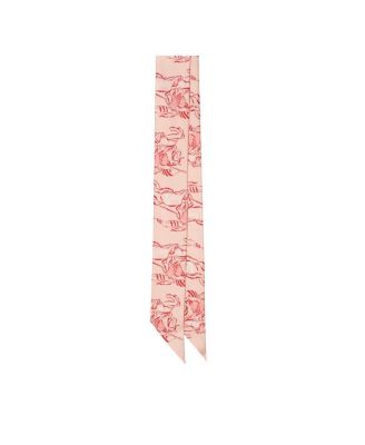  Skinny Heart Knight Silk Scarf