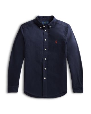 Boys' Garment Dyed Cotton Oxford Shirt - Big Kid