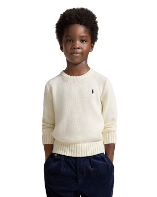 Boys' Cotton Crewneck Sweater - Little Kid, Big Kid