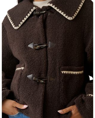 Whipstitch Borg Jacket - thumbnail 4