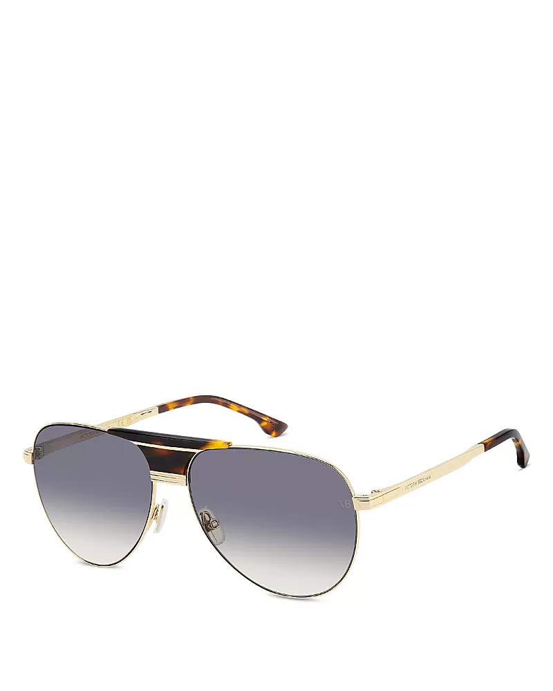 Victoria Beckham Pilot Sunglasses, 60mm