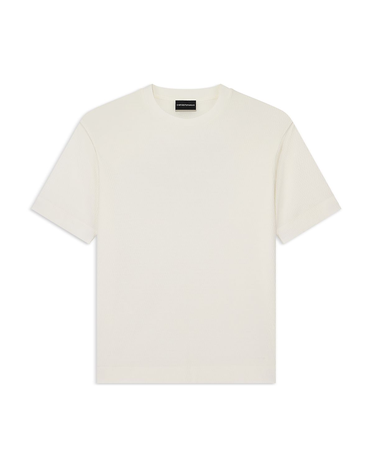 Emporio Armani Jacquard Cotton Jersey T-Shirt