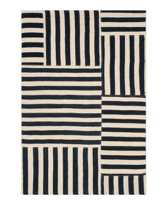 Canyon Stripe Patch Collection Area Rug, 4' x 6'