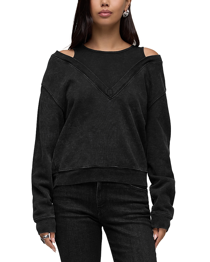 Hudson Lolo Cotton Layered Sweatshirt