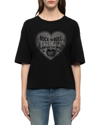 Taida Bc Heart Rhinestone Tee