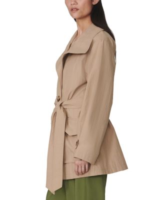 Celina Cotton Blend Belted Jacket - thumbnail 7