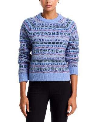 Fair Isle Raglan Crewneck Sweater - Exclusive
