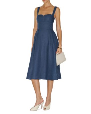 Roma Sleeveless Linen Dress