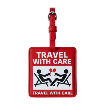 x KidSuper Pro Luggage Tag in Red - Exclusive 