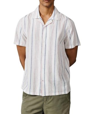 Aubin Abbey Cuban Collar Short Sleeved Shirt