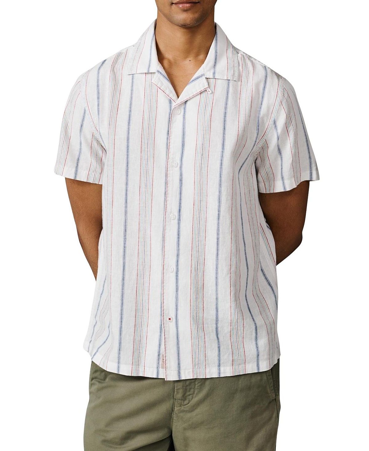 Aubin Abbey Cuban Collar Short Sleeved Shirt