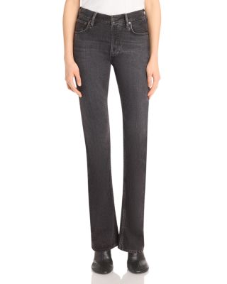 2009F Mid Rise Straight Jeans in Black