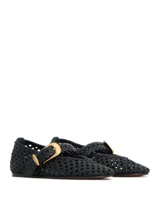 Women's Alchemy Woven Leather Ballerina Flats
