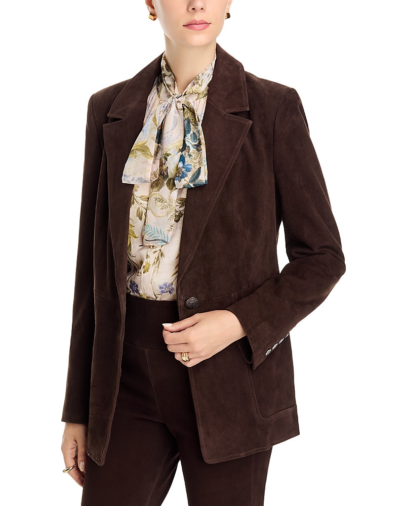 Kobi Halperin Claudia Notch Lapel Leather Jacket