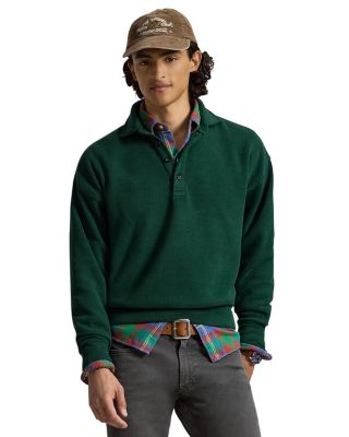 Suede Heritage Rib Knit Sweater