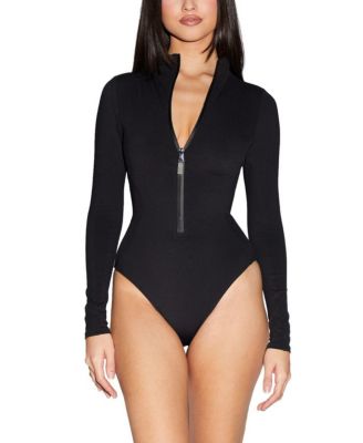  Mega Sculpting Long Sleeve Adjustable Zip Front Swimsuit