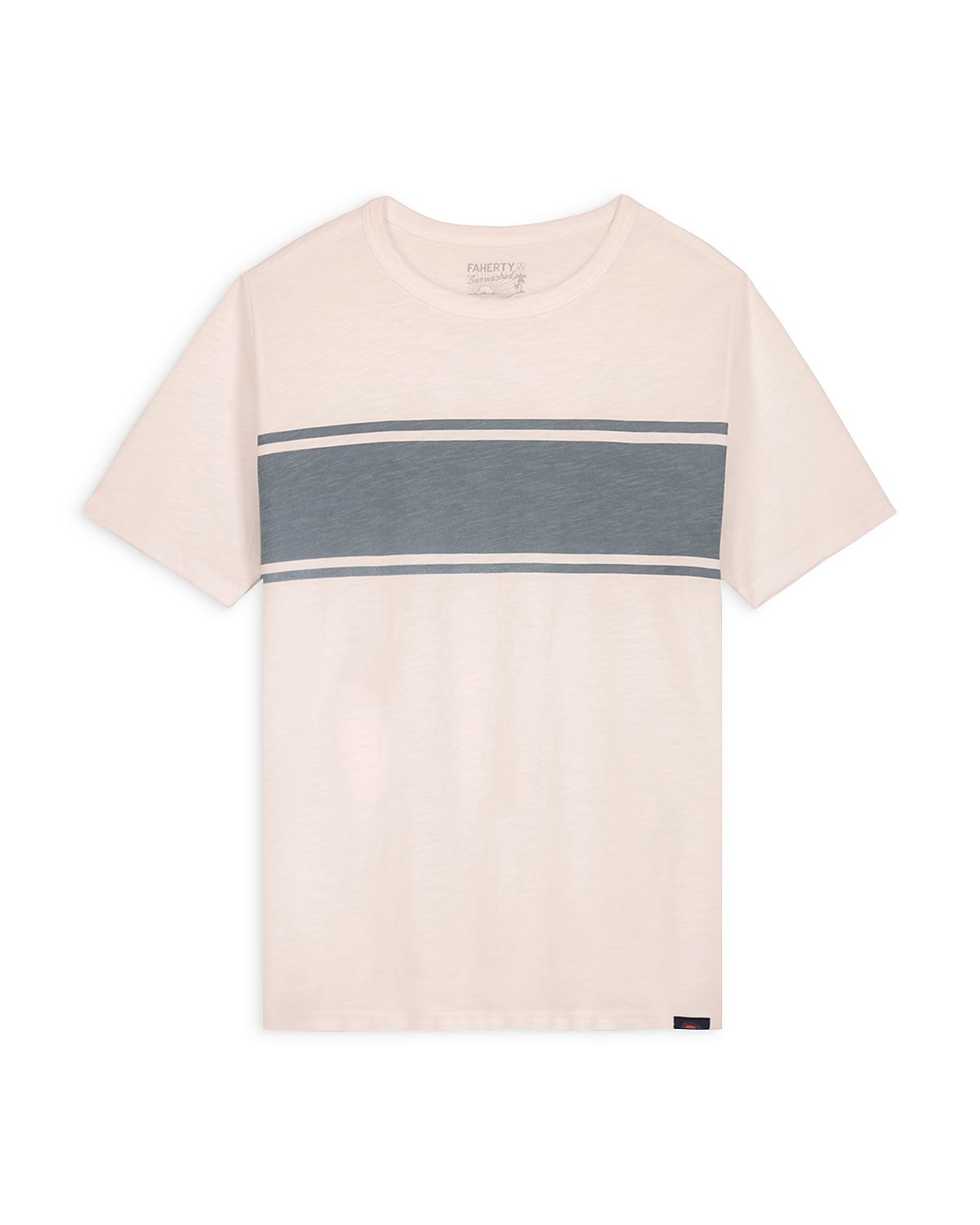 Faherty Boys' Surf Stripe Sunwashed Cotton Tee - Big Kid