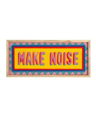  Embroidered Tree Decorative Wall Panel, 17" x 31"