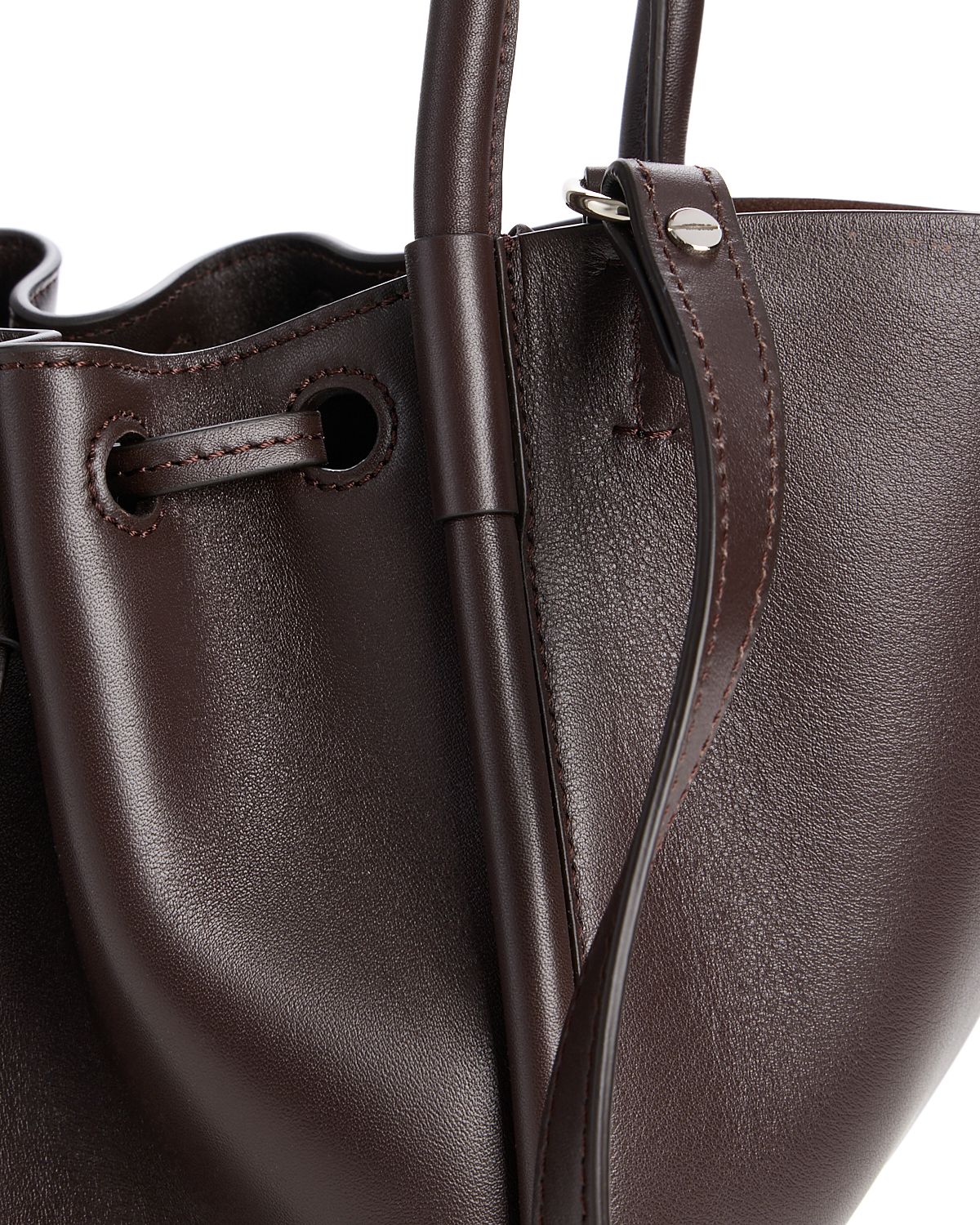 Proenza Schouler Small Ruched Leather Tote Bag