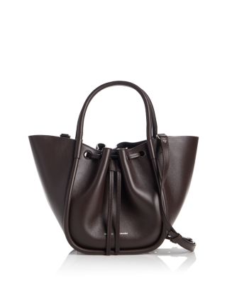 Proenza Schouler Small Ruched Leather Tote Bag