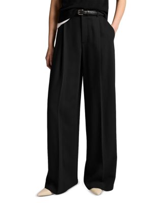Camille Mid Rise Wide Leg Trousers