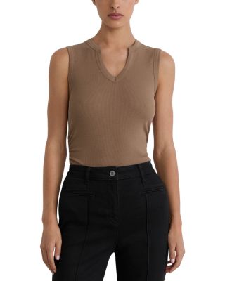 Reiss Thena Cotton Stretch Tank Top