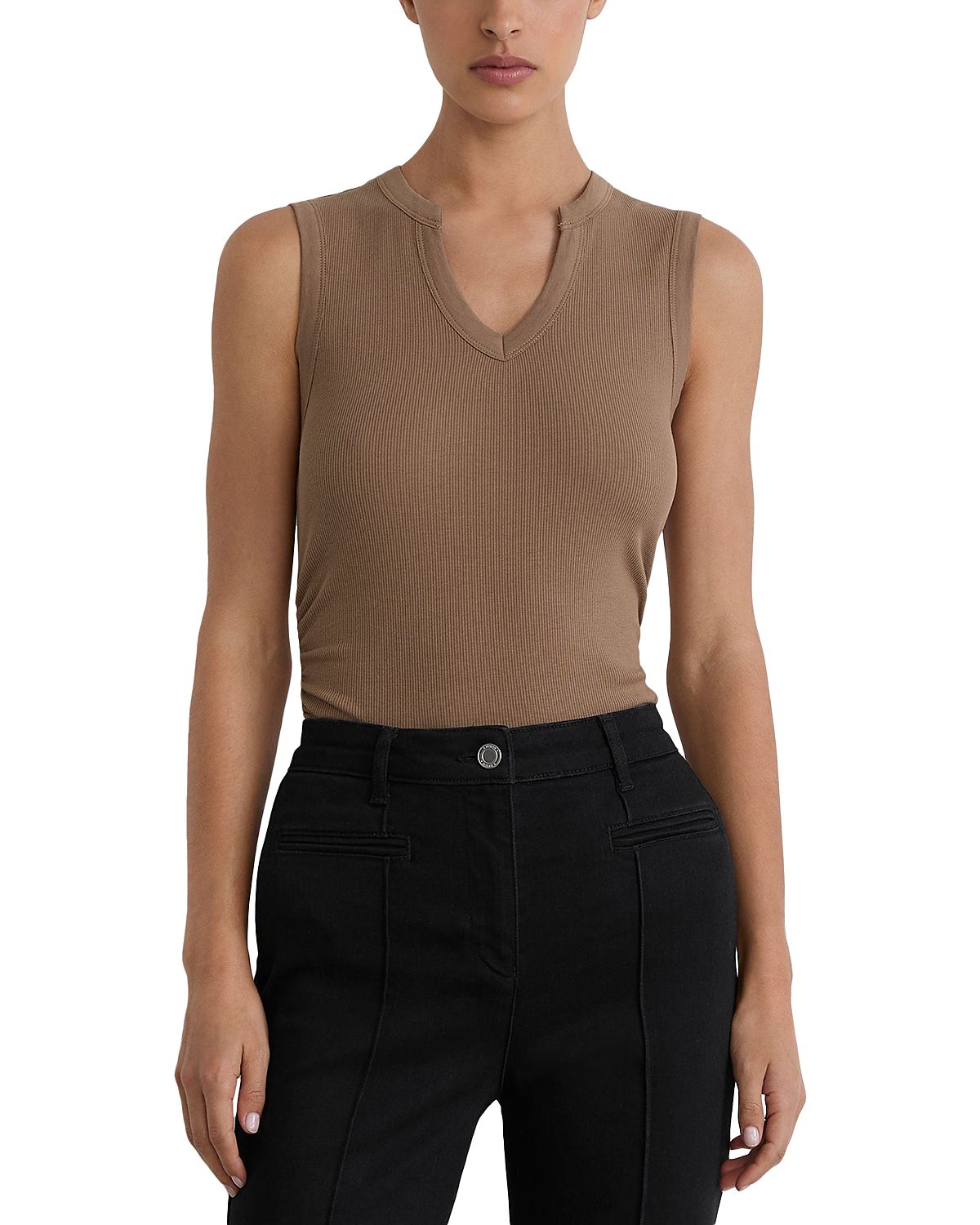 Reiss Thena Cotton Stretch Tank Top