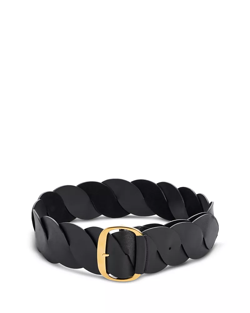 Altuzarra Women's Twist Braid Leather Belt