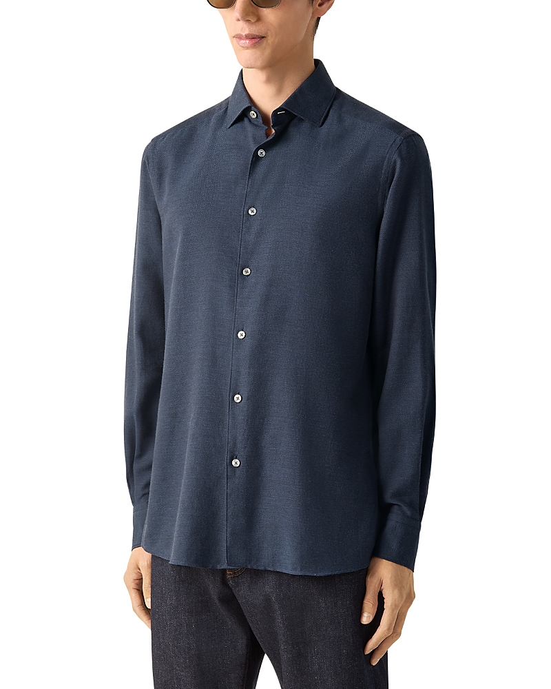 Zegna Cashco Cotton Blend Shirt