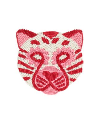 Dadri Beaded Coaster Tiger, 4"