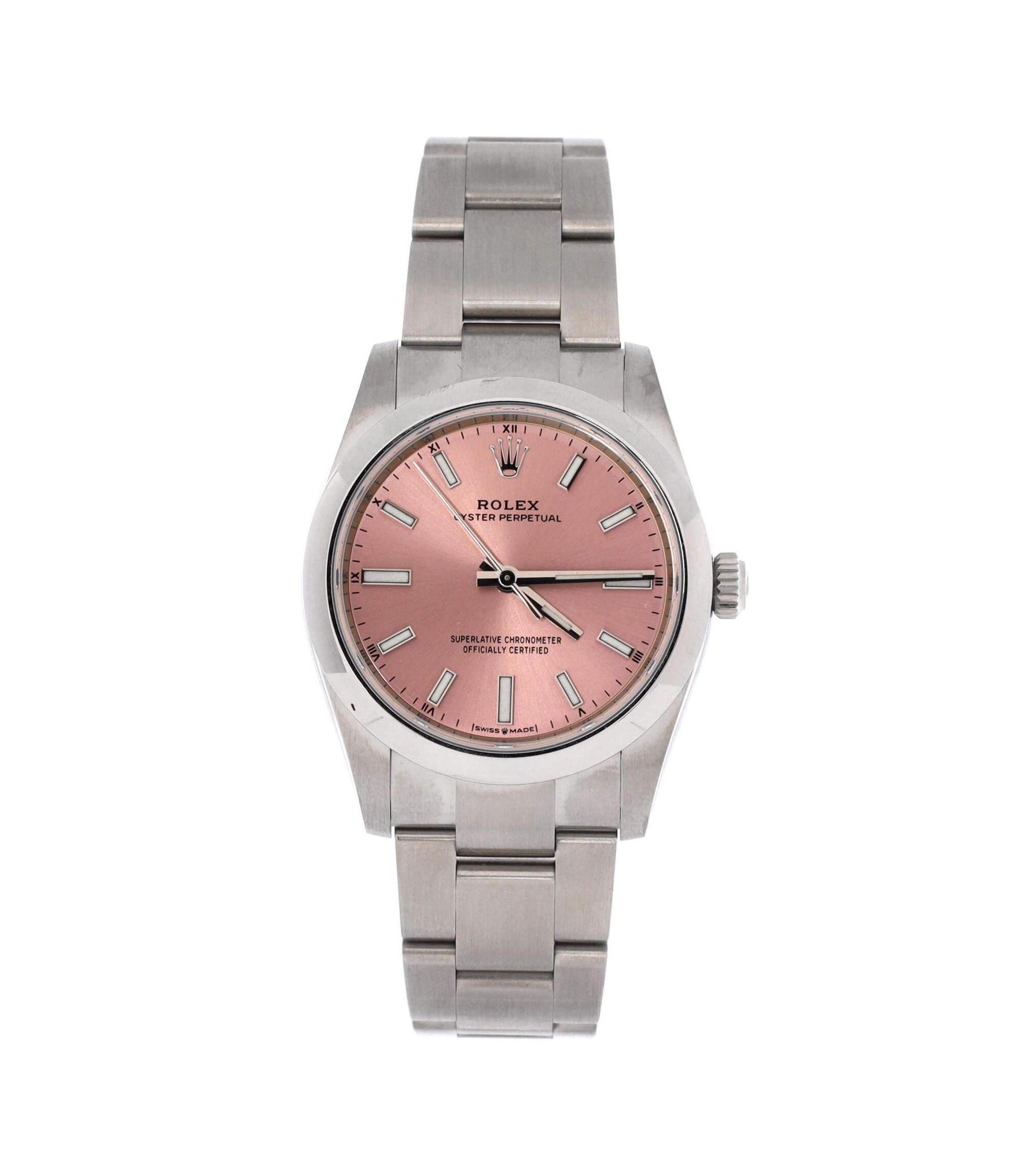 Oyster Perpetual Automatic Watch in Stainless Steel 34mm - Image 1